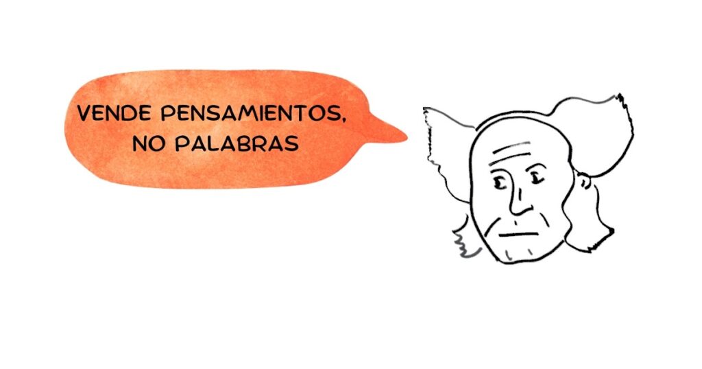 Vende pensamientos, no palabras - Schopenhauer