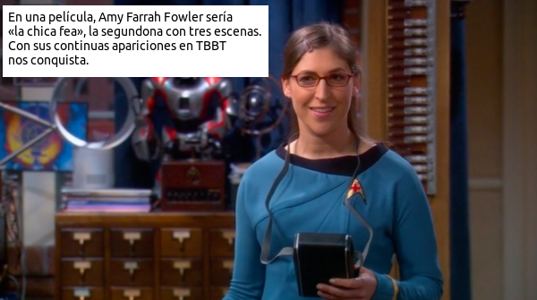 Amy Farrah Fowler como Uhura