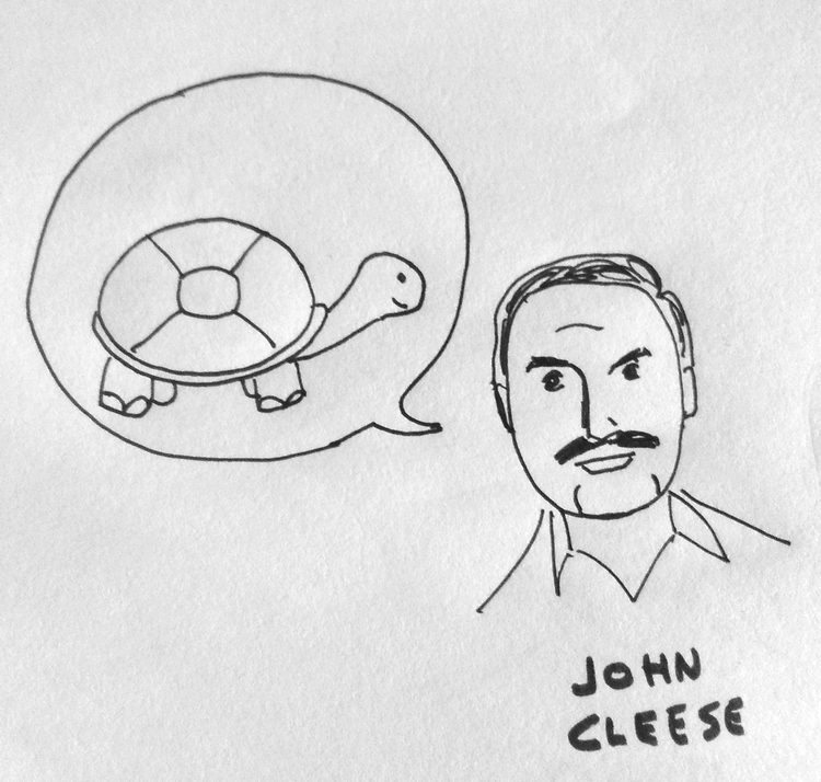 John Cleese y la tortuga