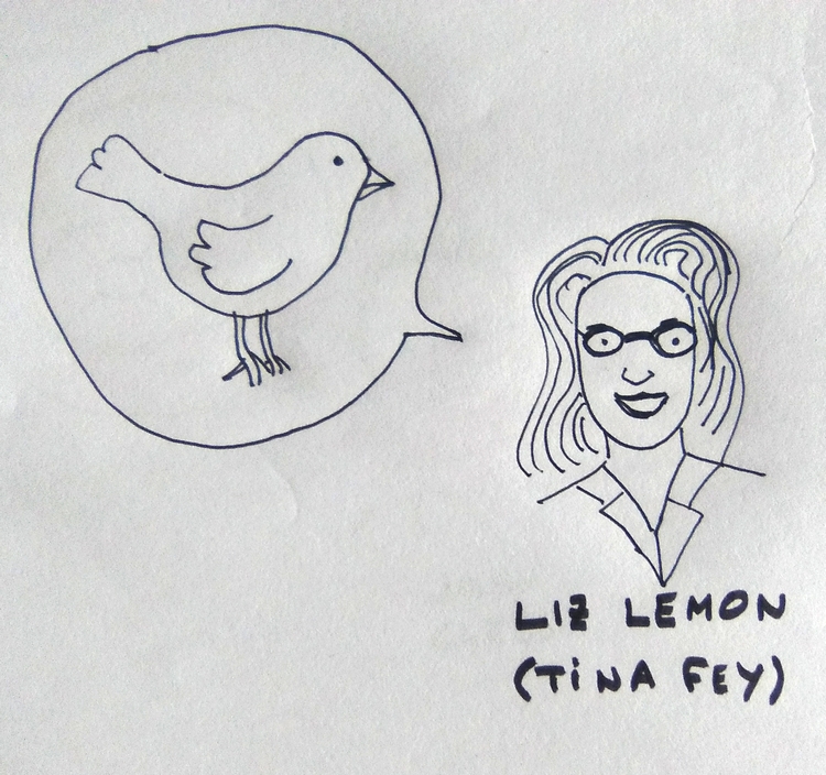 Liz Lemon y el pájaro