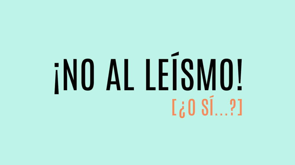 leísmo