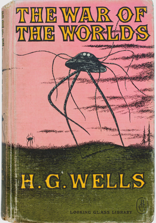 the-war-of-the-worlds-wells-h-g-gorey-edward-illustrator-published-by-looking-glass-libraryrandom-house-new-york-1960