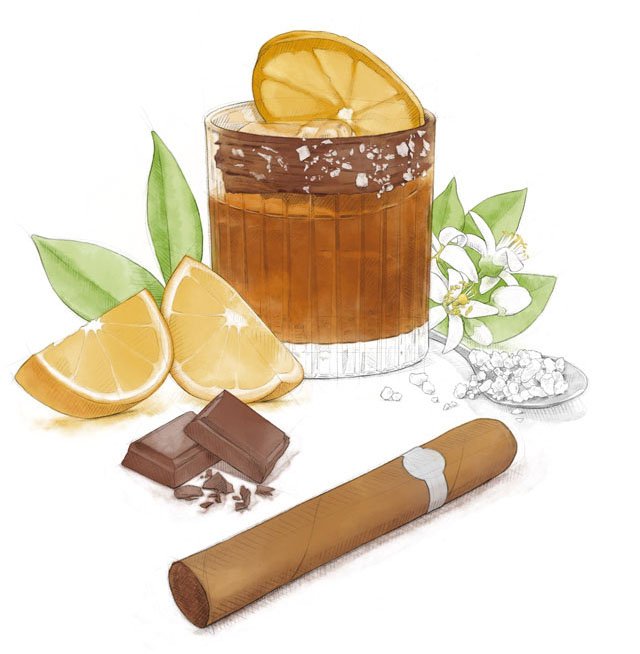 receta del Old Fashioned