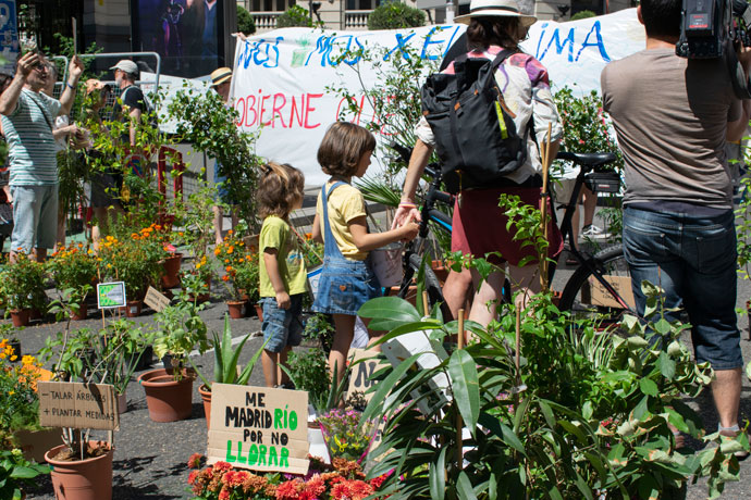 manifestación de plantas