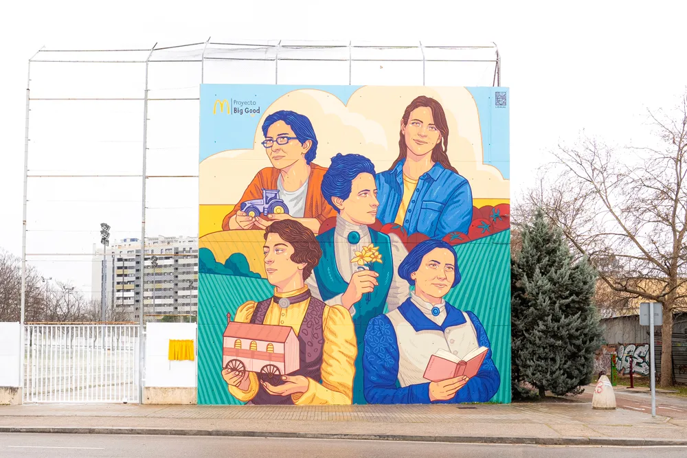 McDonalds Mujer en el campo